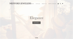 Desktop Screenshot of meffordjewelers.com